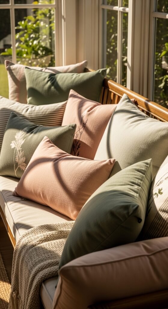 Use Pillows as Decorative Anchors