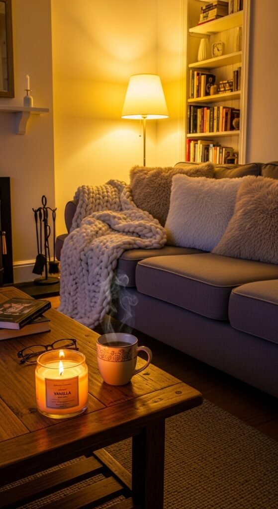 how to make home feel cozy inviting