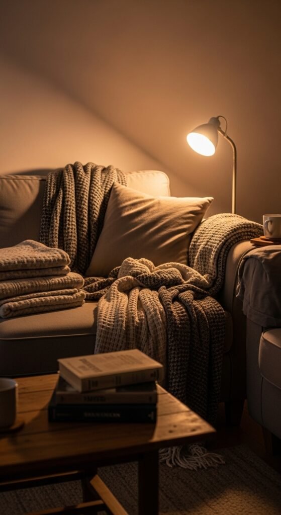 how to create lived-in cozy decor