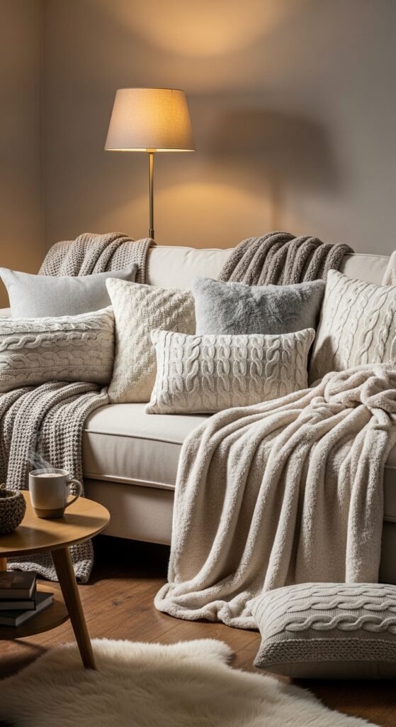 how to decorate home for comfort cozy