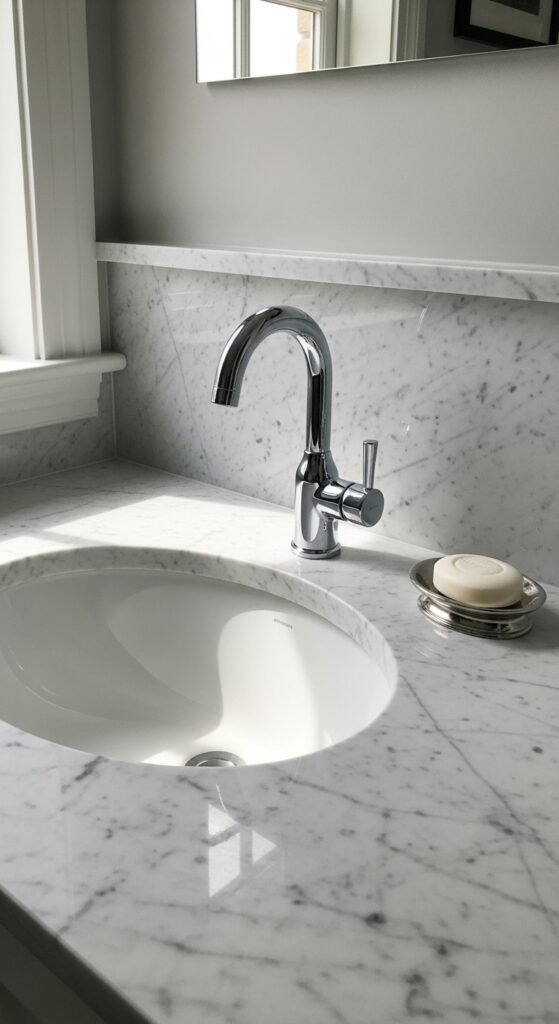 Marble Sink Surround