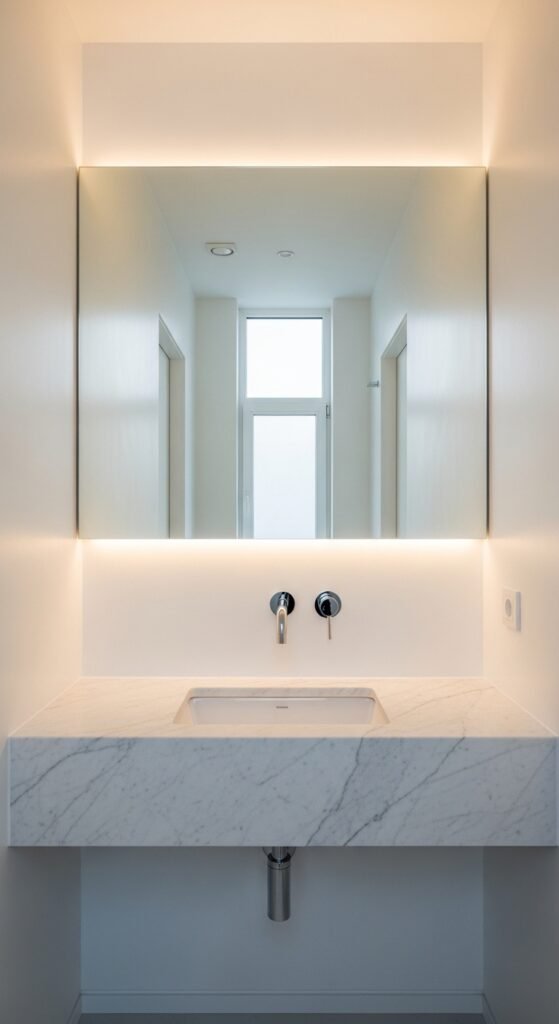 Large Mirror to Expand the Room