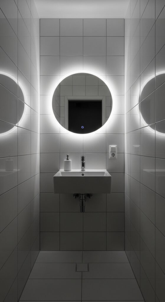 Backlit Mirror Lighting