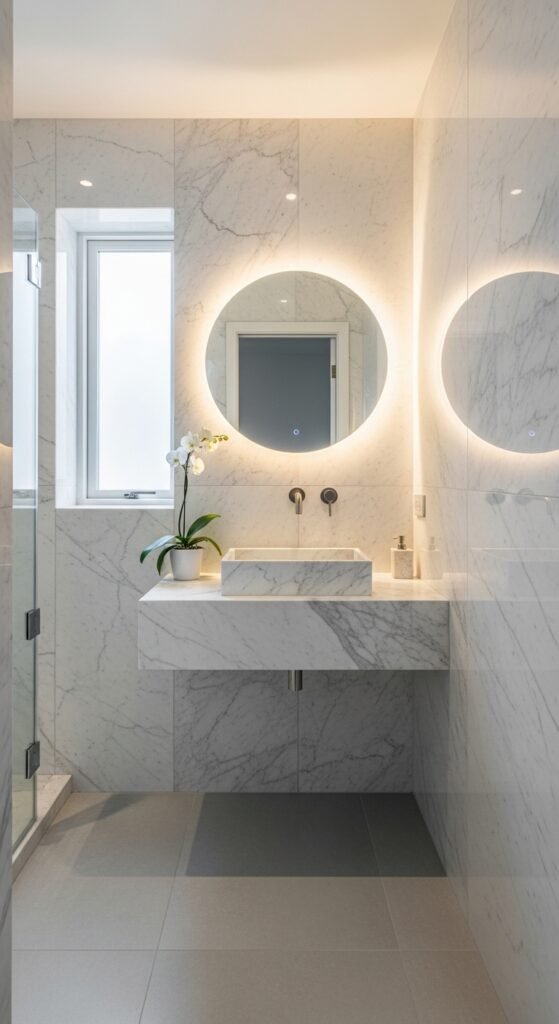 Go for Light-Colored Marble