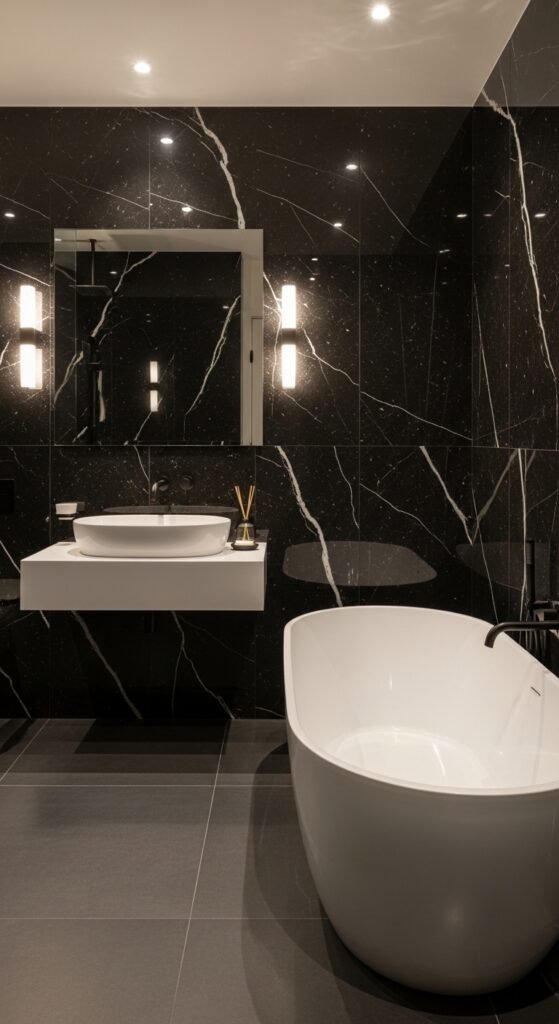 Contrasting White Fixtures