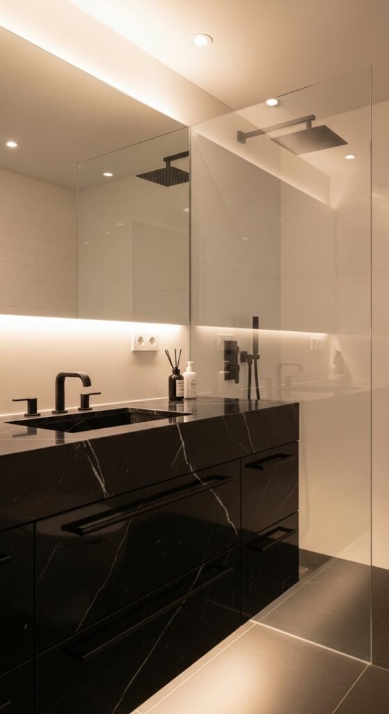 Matte Black Fixtures
