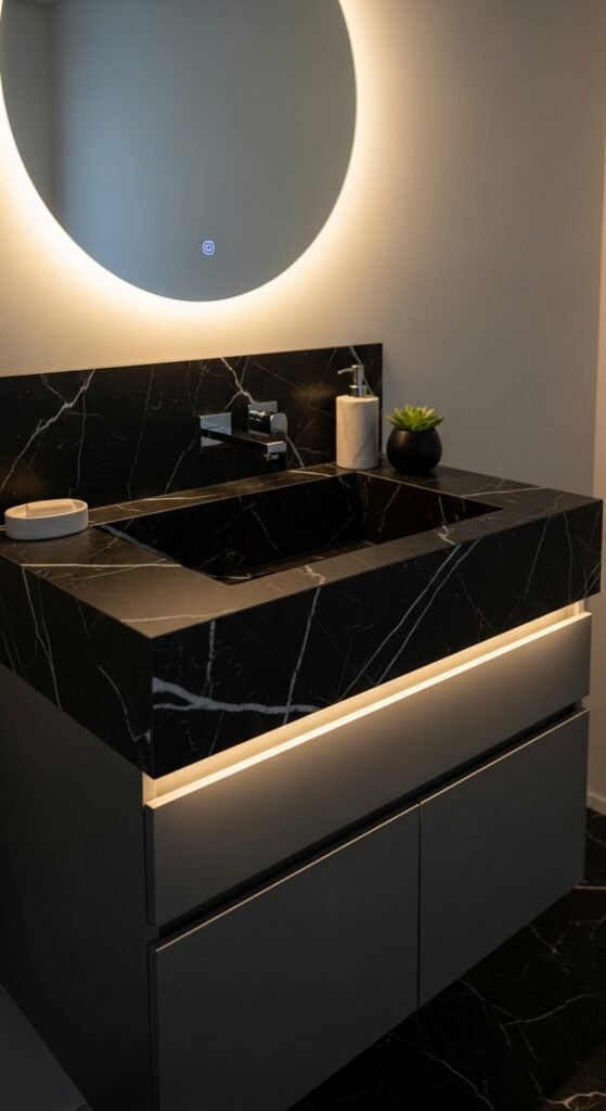 Marble-Look Countertop Upgrade