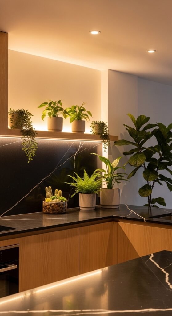 Black Marble and Wood Combo