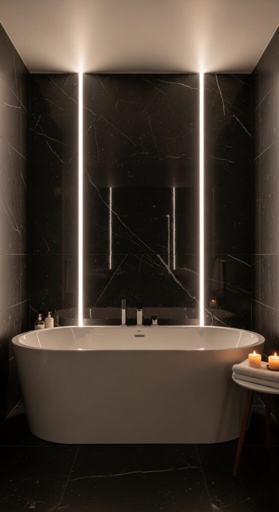 Backlit Marble Feature