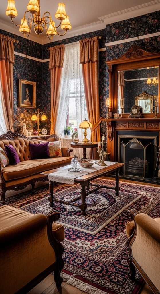 Victorian living room decor