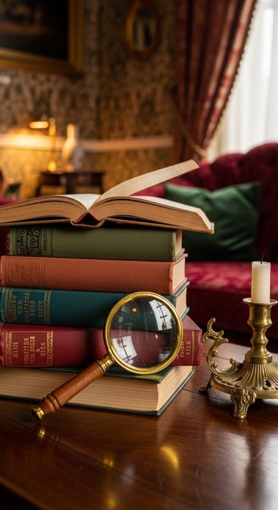 Vintage Books as Decor