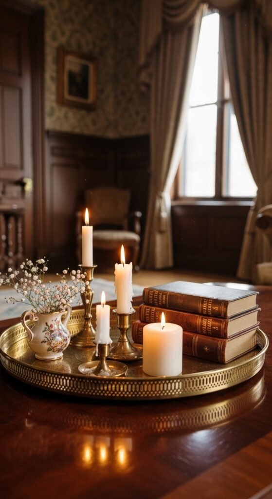 Decorative Trays on Tables