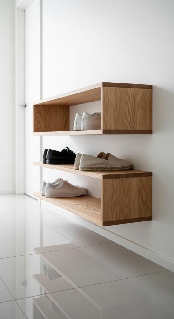 Floating Shoe Storage
