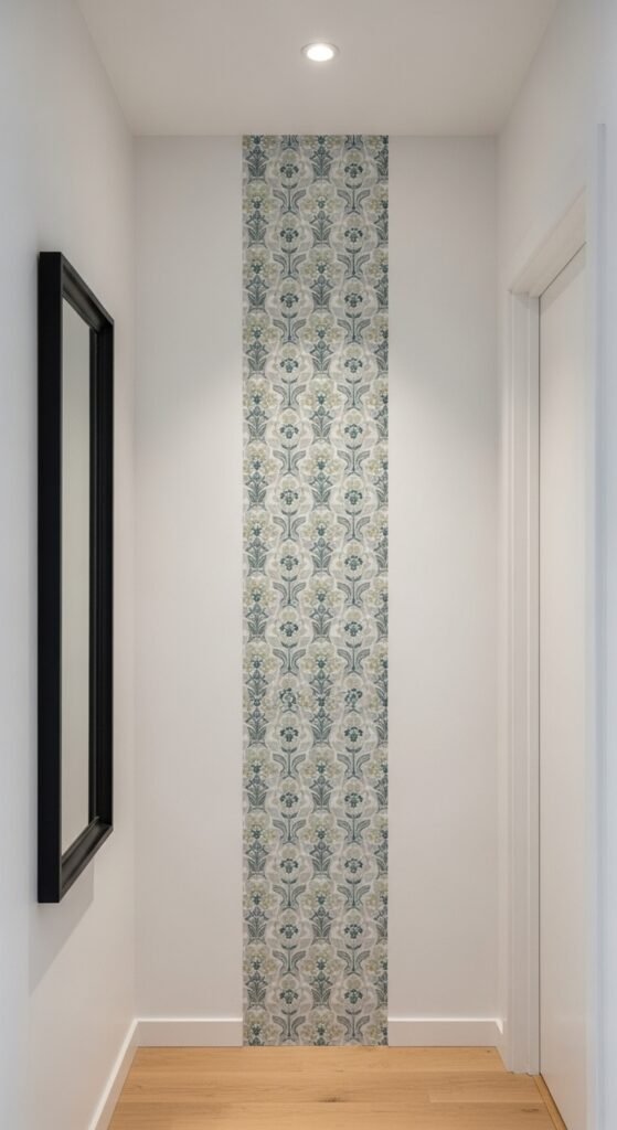 Patterned Wallpaper Accent Strip