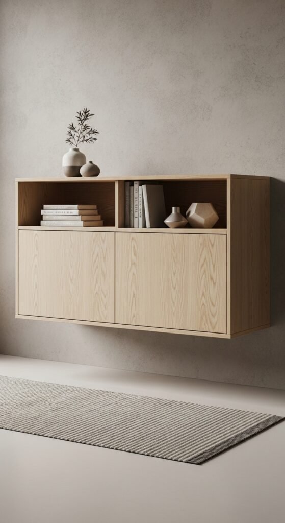 Narrow Floating Cabinets