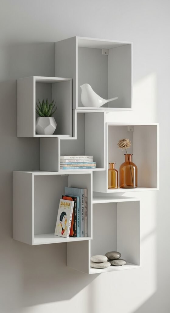 Wall-Mounted Storage Cubes