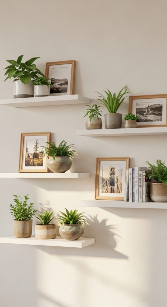 Floating Shelves for Display