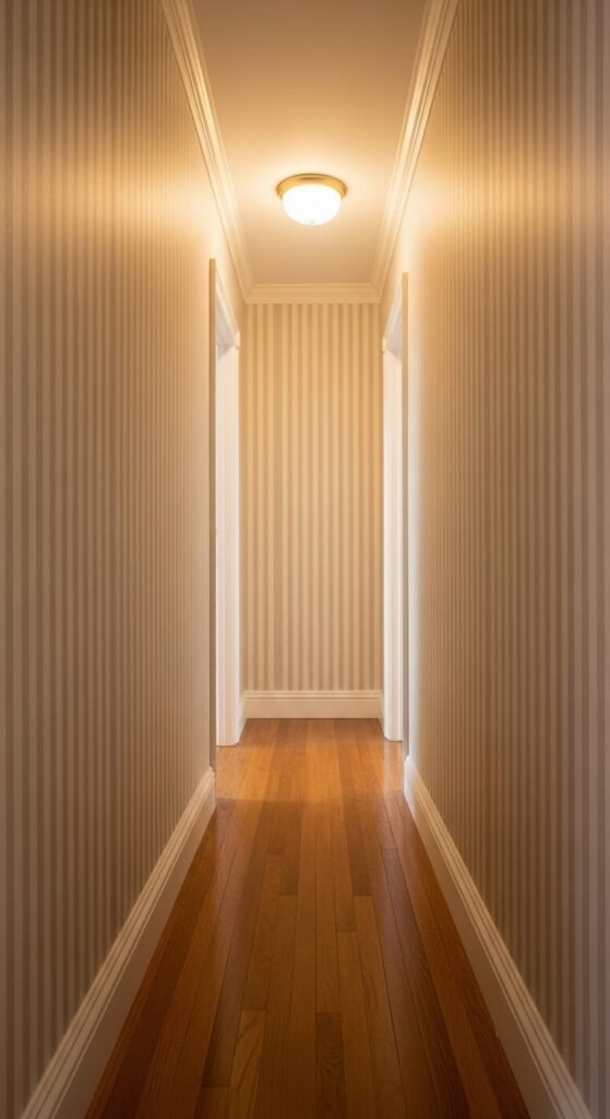 Patterned Wallpaper for Depth