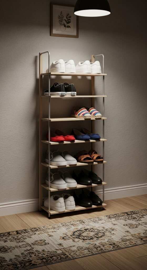 Narrow Shoe Racks