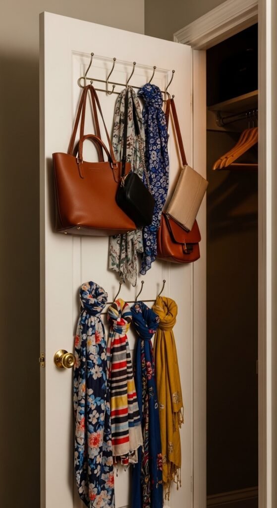 Add Hooks Inside Closet Doors