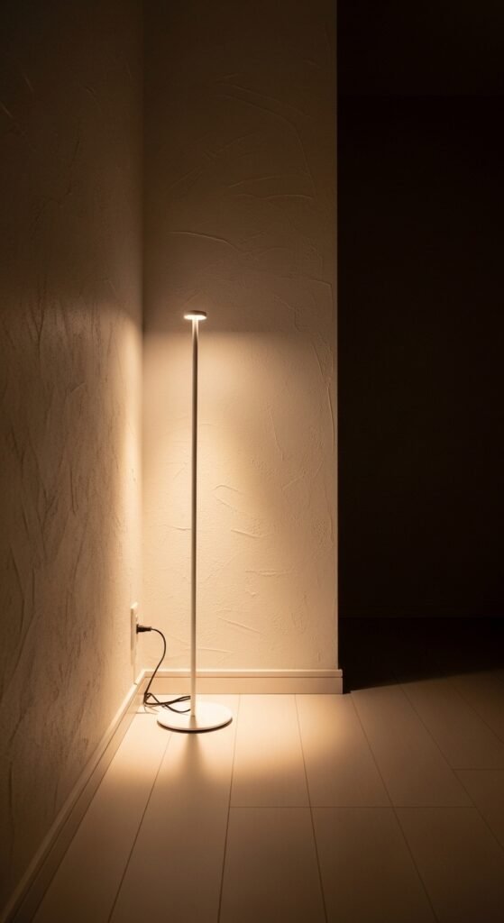 Soft Lighting from Floor Lamps