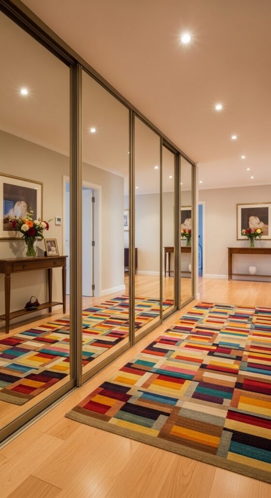 Sliding Mirror Panels