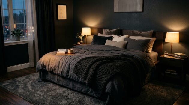 21 Cozy Dark Bedroom Ideas for a Warm and Relaxing Feel