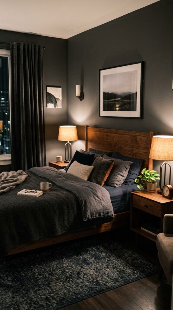 Dark Wood Furniture for Natural Warmth