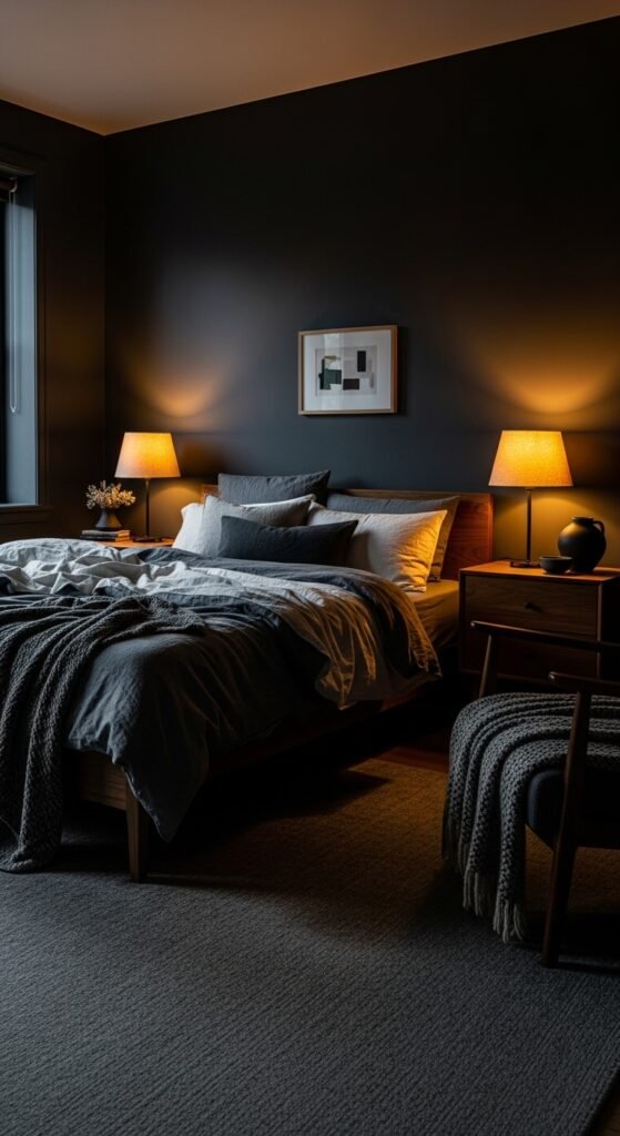 dark cozy bedroom ideas