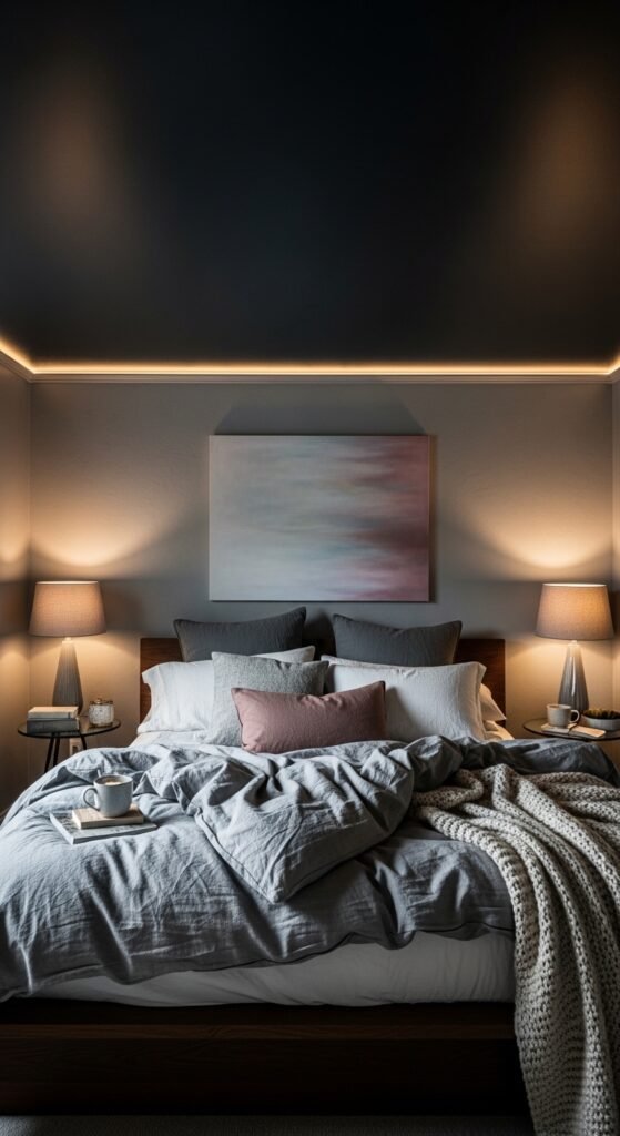 Dark Ceiling for a Cocoon Effect