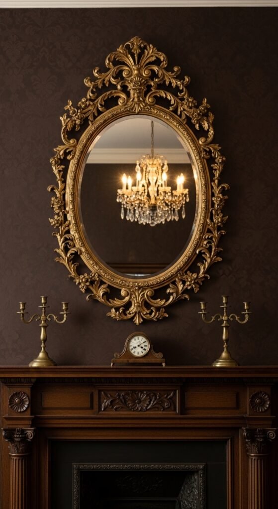 Display Antique Mirrors