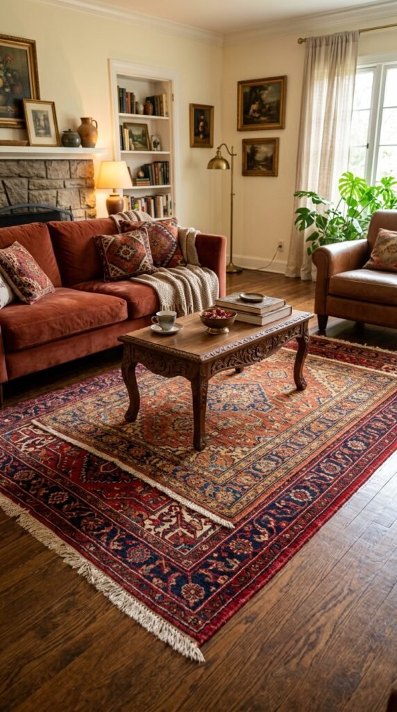 Layer Persian-Style Rugs