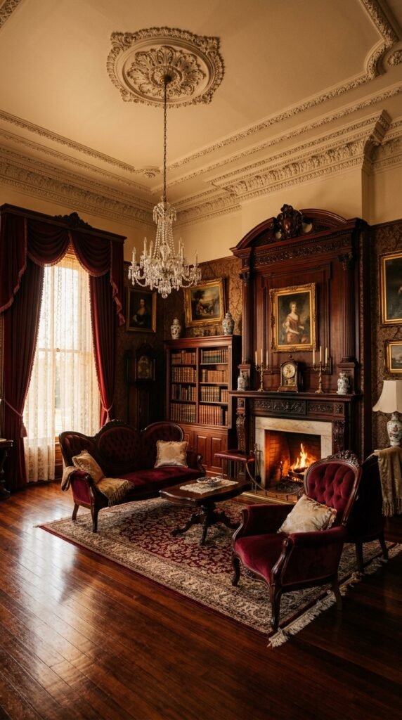 victorian living room
